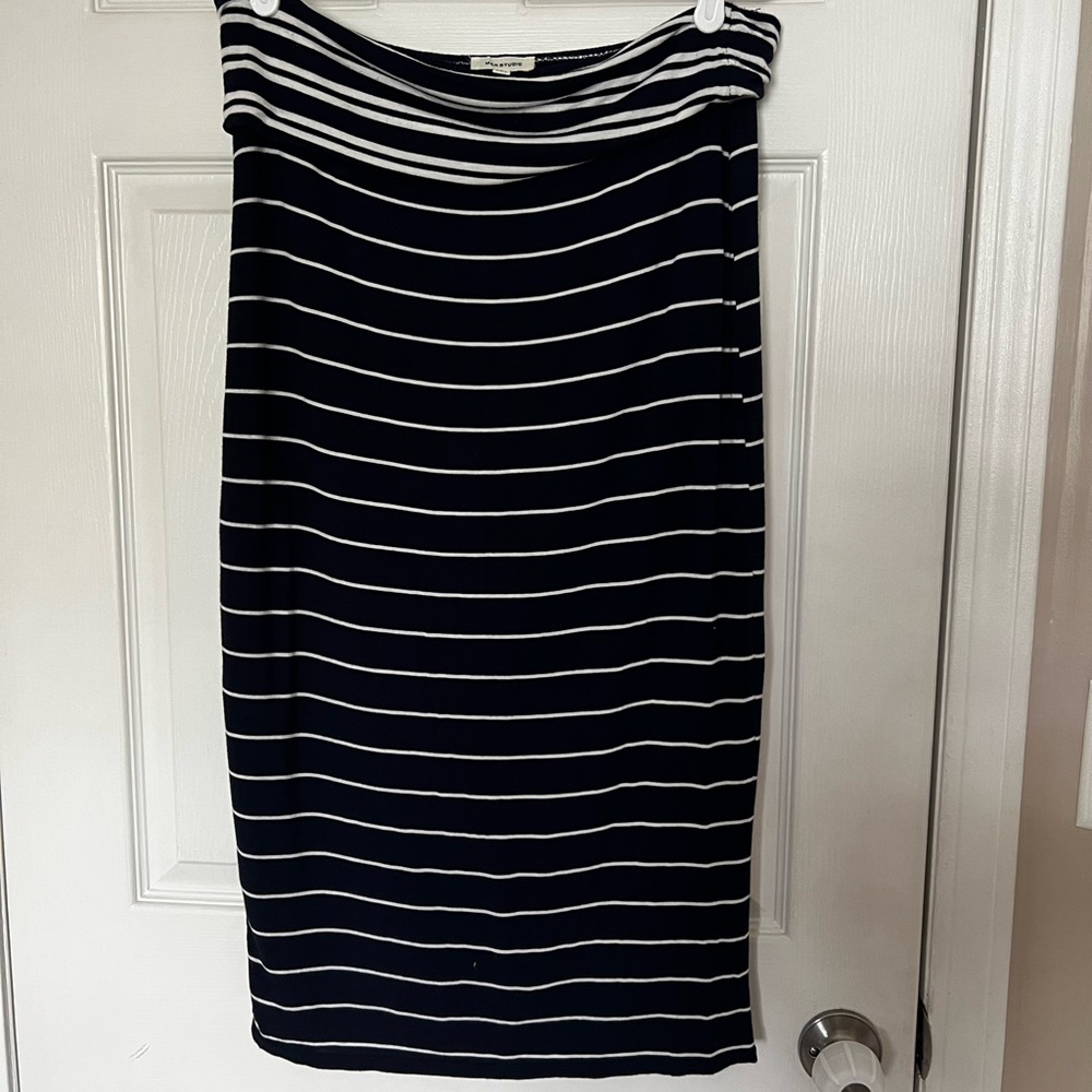 Max Studio striped Skirt